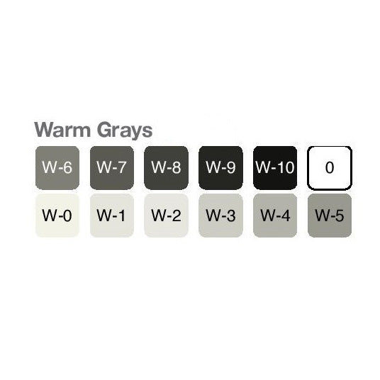 Copic Marker Warm Grey Set 12