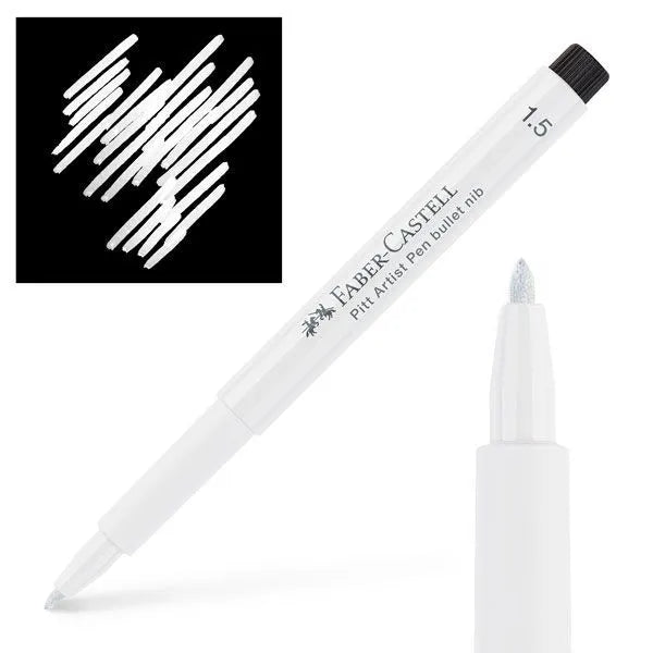 Faber Castell Pitt Artist Pen White 1.5mm