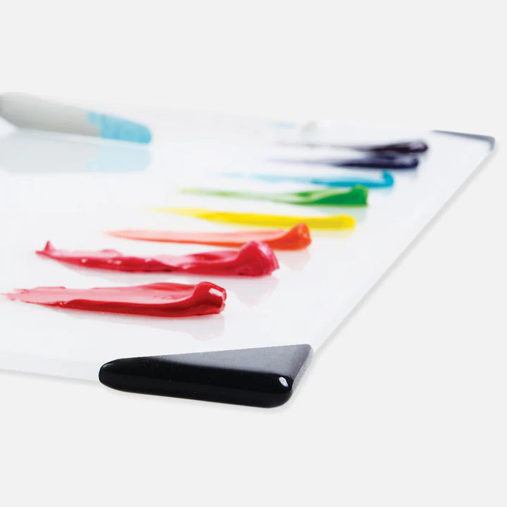 POSH table top palette Glass White