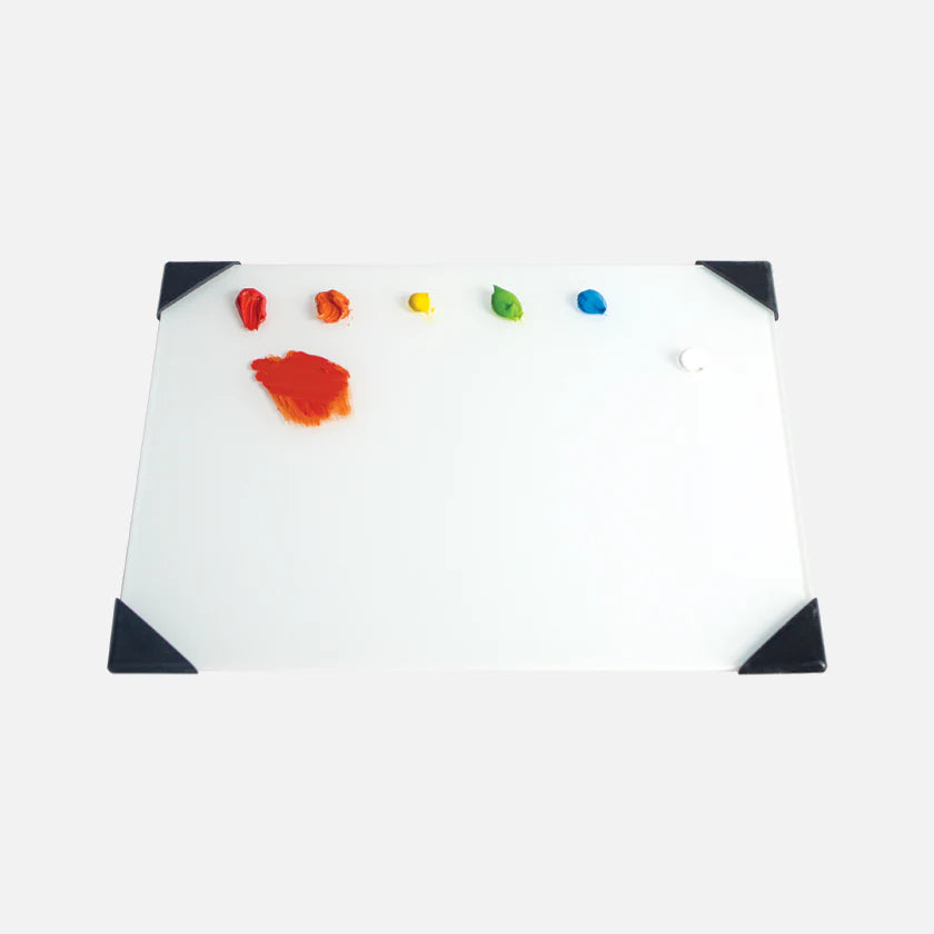 POSH table top palette Glass White