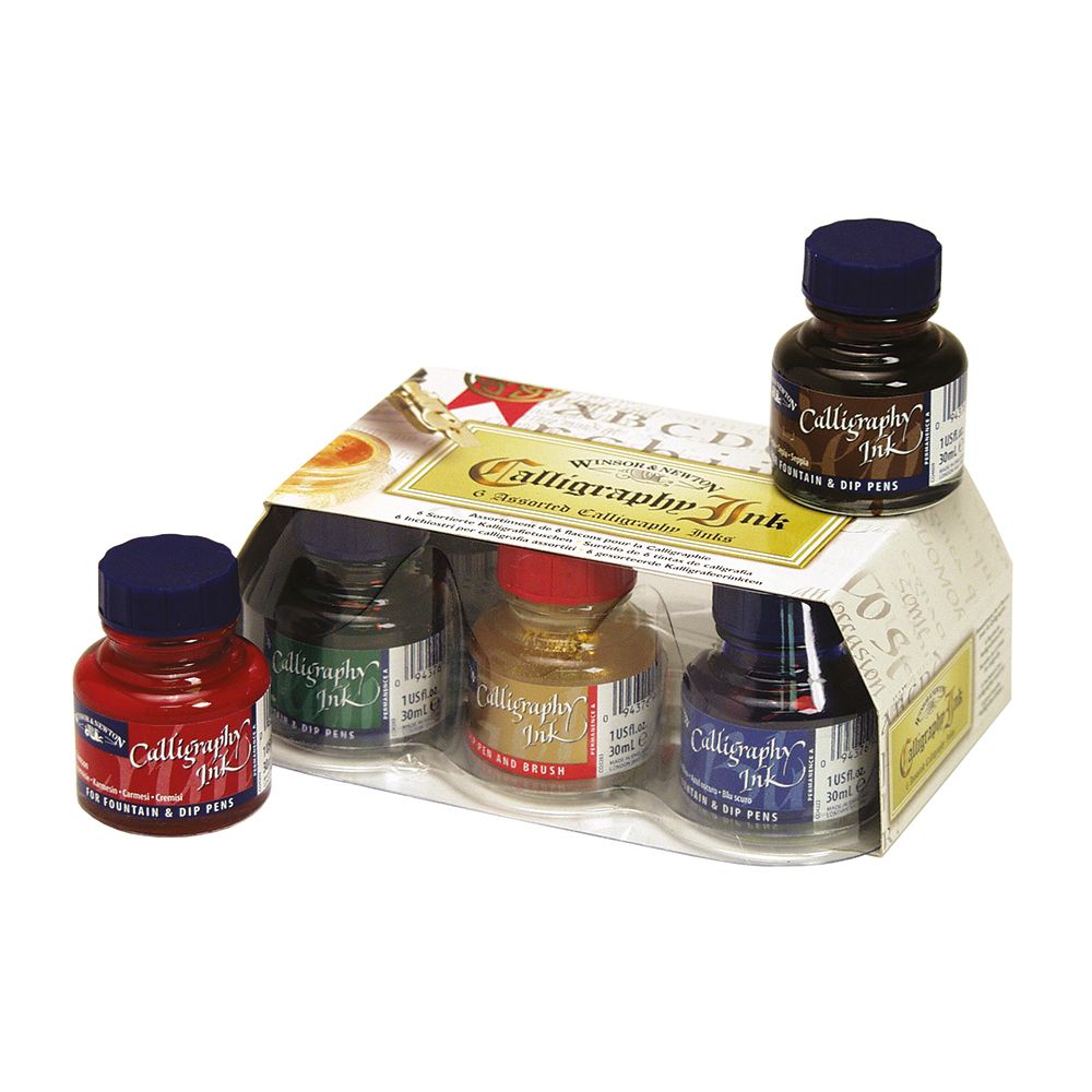 Winsor &amp; Newton Calligraphy Ink Set 6