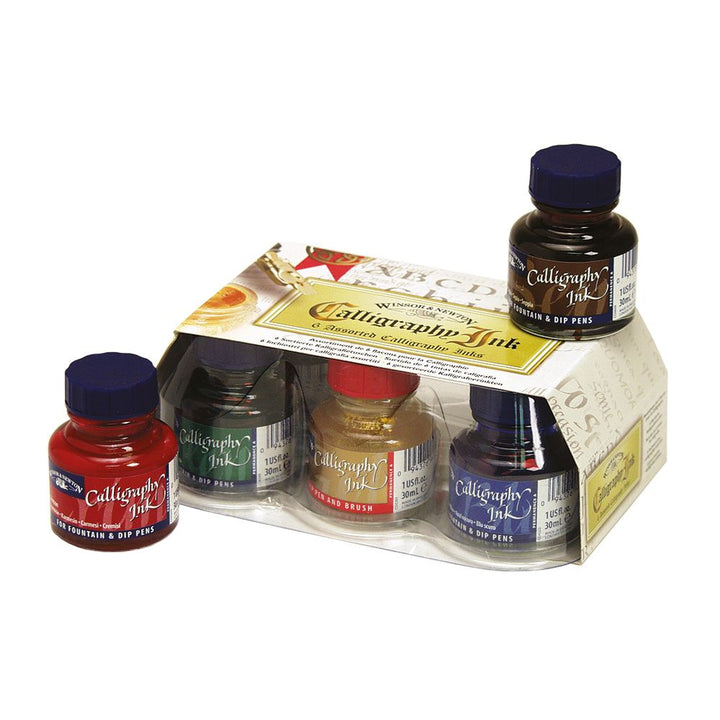 Winsor &amp; Newton Calligraphy Ink Set 6