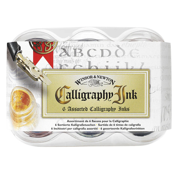 Winsor &amp; Newton Calligraphy Ink Set 6