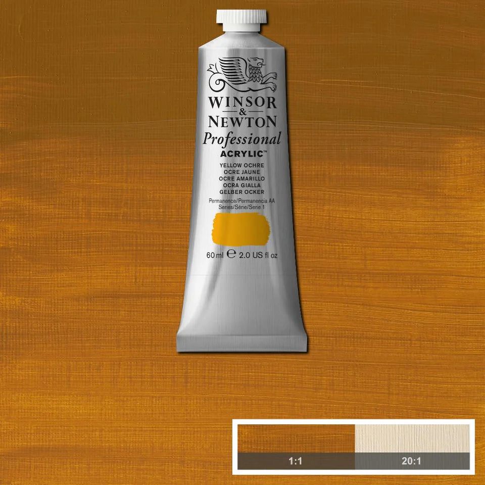 Yellow Ochre Winsor &amp; Newton Artist Acrylic