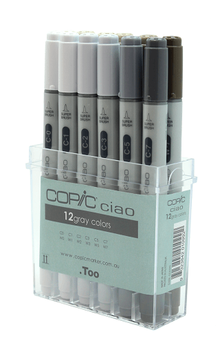 Copic Ciao Greys Set 12 - Click Image to Close