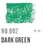 002 Dark Green Conte Crayon