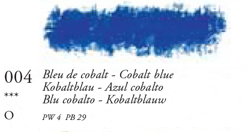 004 Cobalt Blue Sennelier Oil Pastel - Click Image to Close