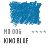 006 King Blue Conte Pastel Pencil