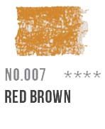 007 Red Brown Conte Crayon
