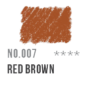 007 Red Brown Conte Pastel Pencil