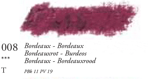 008 Bordeaux Large Sennelier Oil Pastel - Click Image to Close