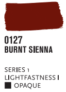 Burnt Sienna Liquitex Marker Fine 2-4mm