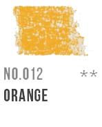 012 Orange Conte Crayon