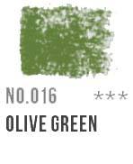 016 Olive Green Conte Crayon