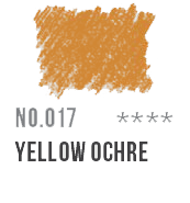 017 Yellow Ochre Conte Pastel Pencil