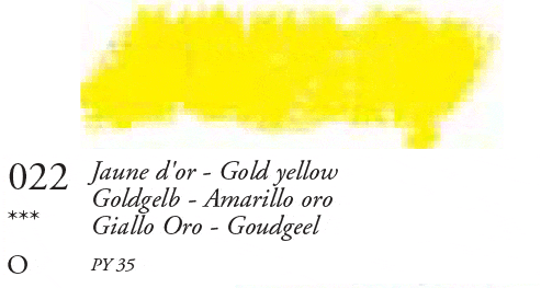 022 Gold Yellow Sennelier Oil Pastel - Click Image to Close