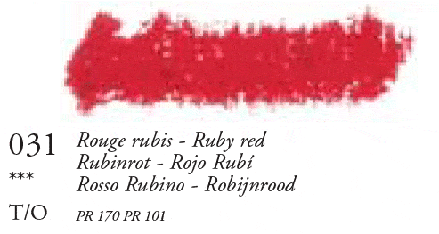 031 Ruby Red Sennelier Oil Pastel