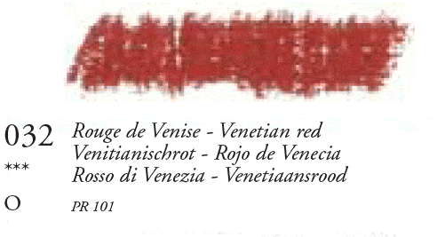 032 Venetian Red Large Sennelier Oil Pastel - Click Image to Close