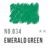 034 Emerald Green Conte Pastel Pencil