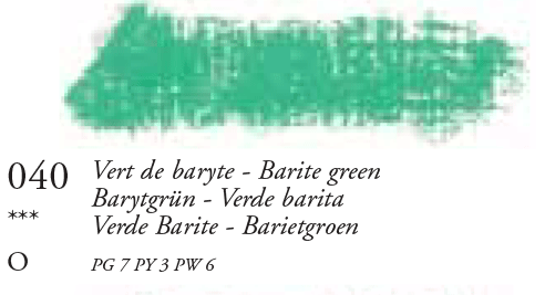 040 Barite Green Sennelier Oil Pastel - Click Image to Close