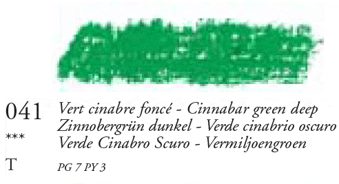 041 Cinnabar Green Deep Large Sennelier Oil Pastel - Click Image to Close