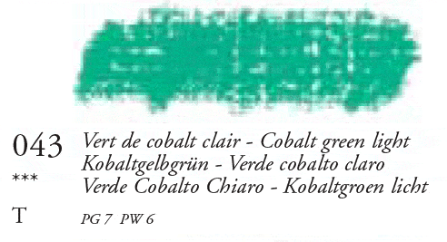 043 Cobalt Green Light Sennelier Oil Pastel - Click Image to Close