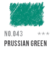 043 Prussian Green Conte Pastel Pencil