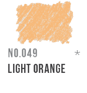 049 Light Orange Conte Pastel Pencil