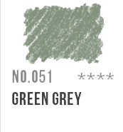 051 Green Grey Conte Pastel Pencil