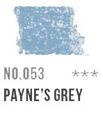 053 Paynes Grey Conte Crayon