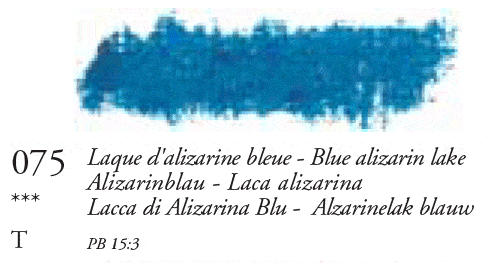 075 Blue Alizarin Lake Large Sennelier Oil Pastel - Click Image to Close