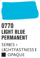Light Blue Perm Liquitex Marker Wide 15mm