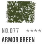 077 Armor Green Conte Crayon