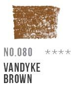 080 Van Dyke Brown Conte Crayon