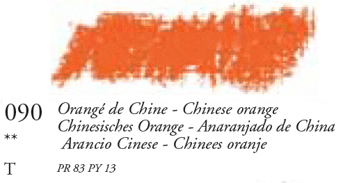 090 Chinese Orange Sennelier Oil Pastel