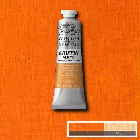Cadmium Orange Hue Griffin 37ml - Click Image to Close