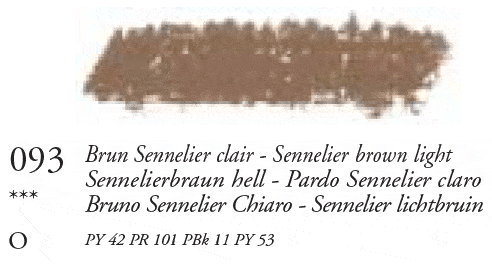 093 Sennelier Brown Light Large Sennelier Oil Pastel - Click Image to Close