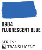 Fluro Blue Liquitex Marker Fine 2-4mm