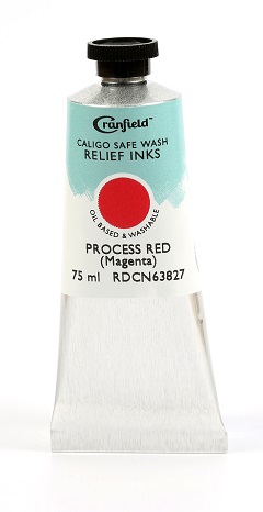Caligo Safe Wash Relief Ink Process Red (Magenta) 75ml - Click Image to Close