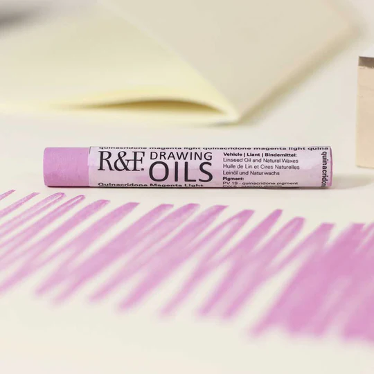 3130 Quinacridone Magenta Light R&F Drawing Oil 12ml