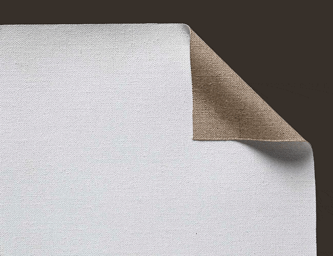 166 Claessens Acrylic Primed Linen Medium Roll 84" x 10 Metres - Click Image to Close