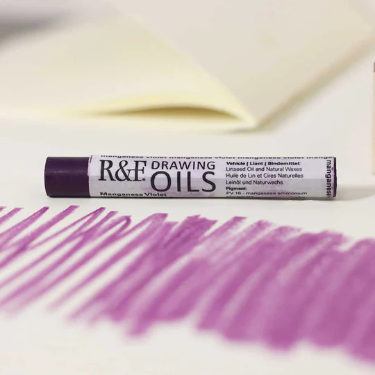 3117 Manganese Violet R&F Drawing Oil 12ml