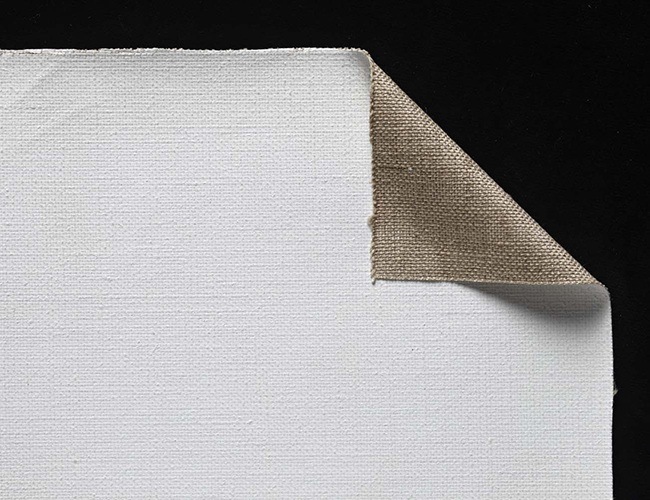 170 Claessens Acrylic Primed Linen Medium-Rough 84" Per Metre - Click Image to Close