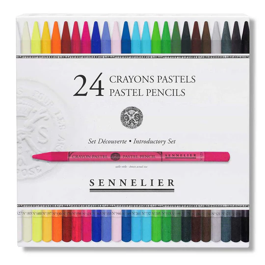 Sennelier Set of 24 Assorted Pastel Pencils