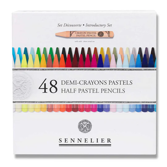 Sennelier Set of 48 Assorted Half Size Pastel Pencils