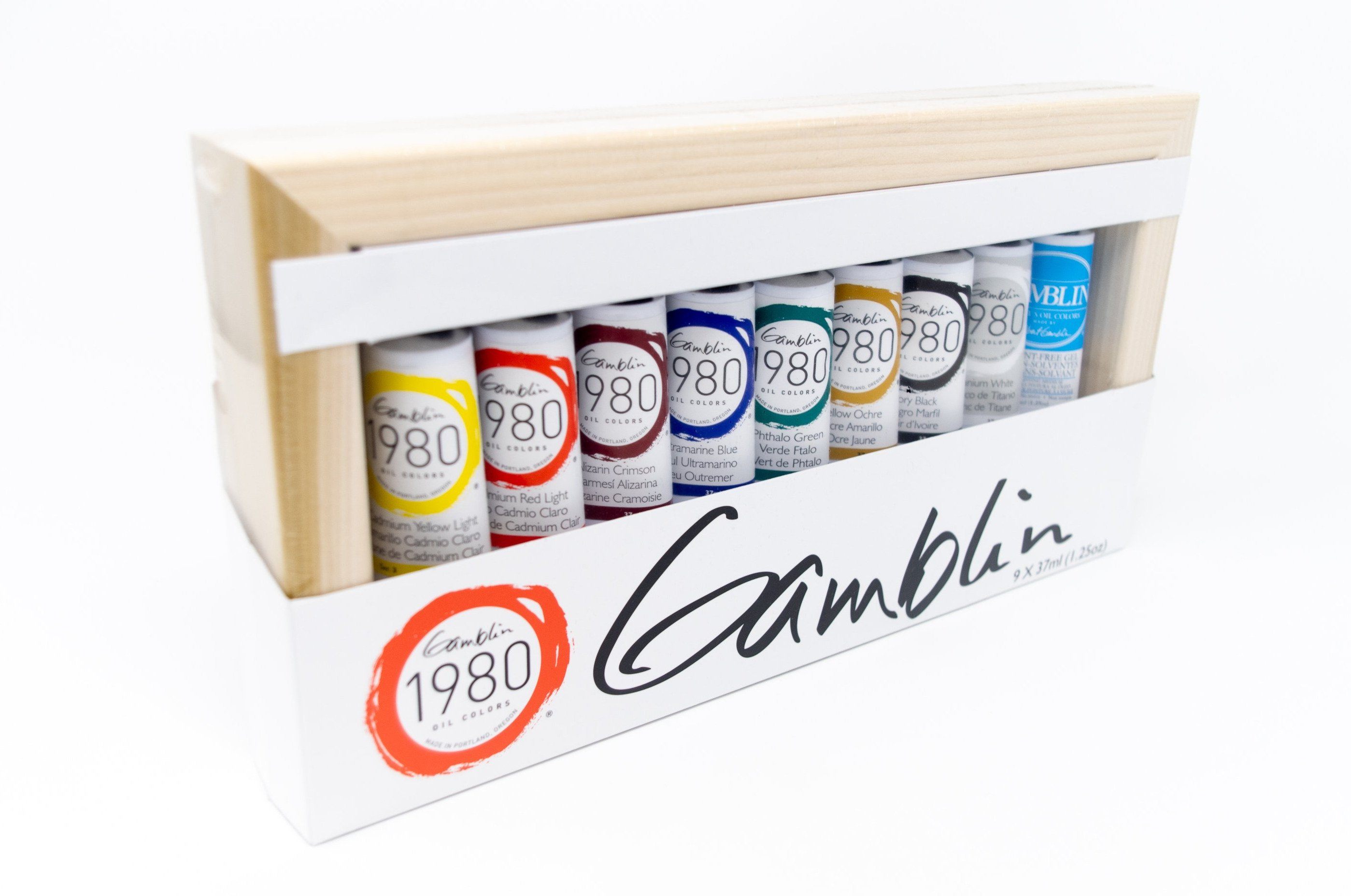 gamblin 1980 oil paint set