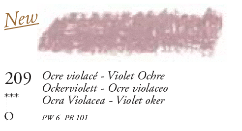 209 Violet Ochre Large Sennelier Oil Pastel - Click Image to Close