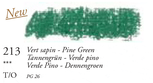 213 Pine Green Large Sennelier Oil Pastel - Click Image to Close