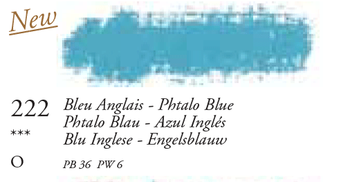 222 Phthalo Blue Large Sennelier Oil Pastel