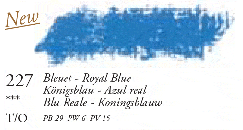 227 Royal Blue Large Sennelier Oil Pastel - Click Image to Close
